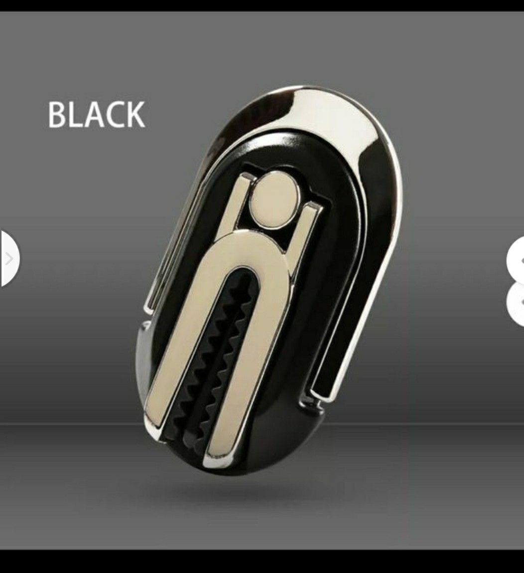 2 in 1 Car Phone Holder 360° Rotating Phone Ring Mobile Stand 2in1 Car Bracket Snap Clip Cars Stand Holder support smartphone