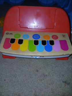 Baby Einstein Cal’s First Melodies Magic Touch Wooden Piano Musical Baby Toy