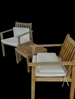 Three piece patio set.