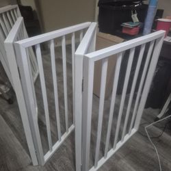 4 Section 6ft White Wooden Gate