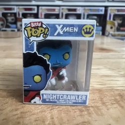 BITTY Nightcrawler 1" Funko Pop X-Men Marvel Comics Books Mutants '97 Disney MCU