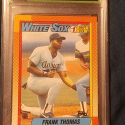 1990 Frank Thomas Topps 414 Graded NM-8
