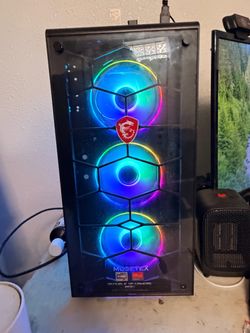 Selling my custom RGB gaming PC setup. Everything is clean, runs great, and is ready to plug in and play. Perfect for gaming, streaming, school, editi