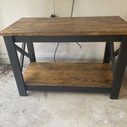 Entry Table; Work Bench; TV Stand & More [Multi Use] (4ft Long x 2ft Wide x 32” Tall)
