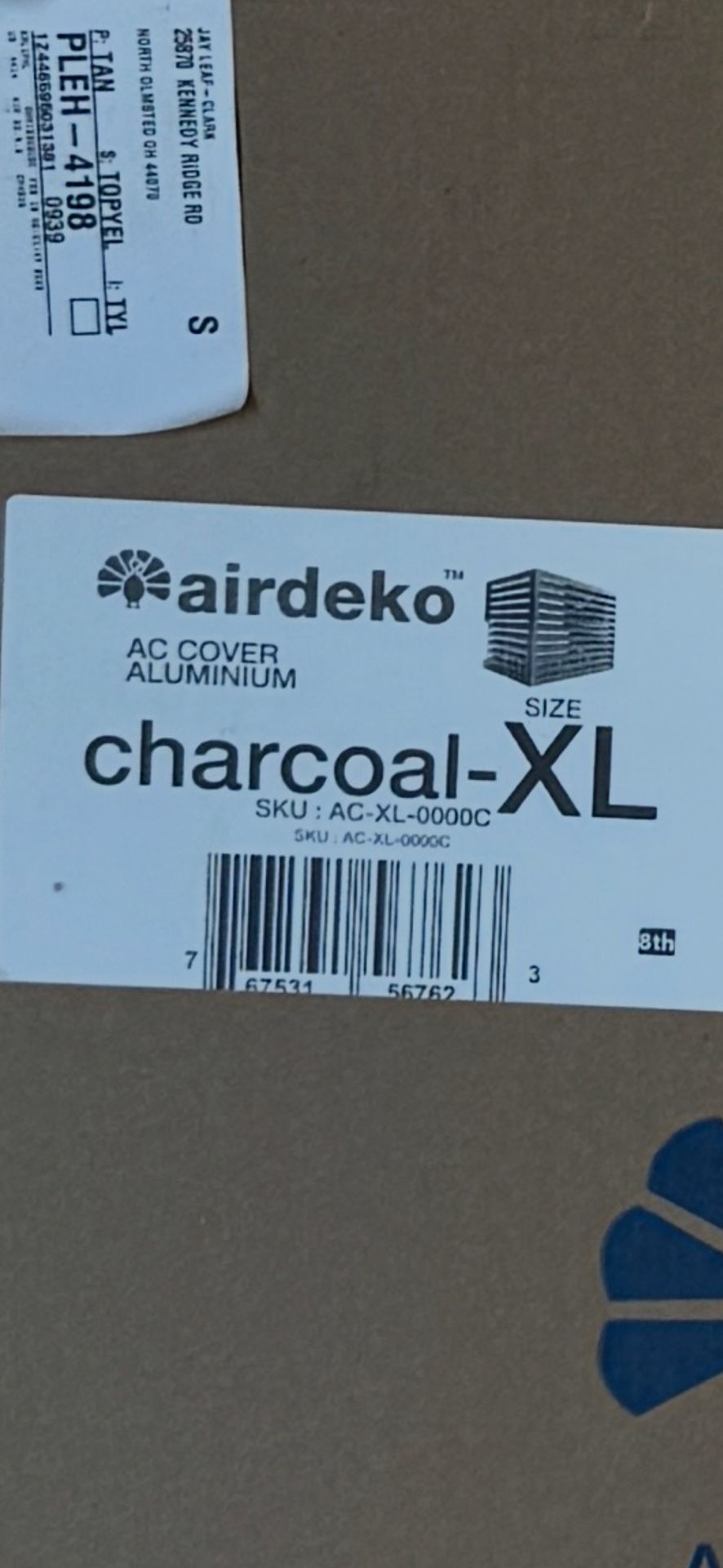 Airdeko Ac Cover Charcoal