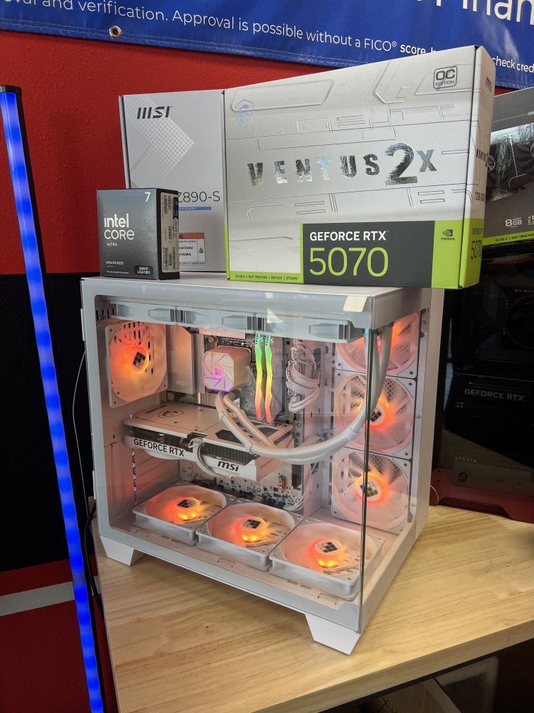 Custom 5070 Gaming PC. Only $50 Down With No Credit Financing!