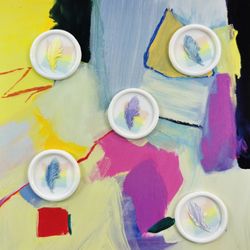 Pastel Feather Wax Seal Magnets – Handmade Rainbow Decor