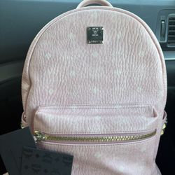 stark leather backpack MCM