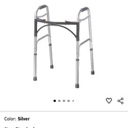 NEW Foldable Walker Adjustable Legs 350 LB Capacity 