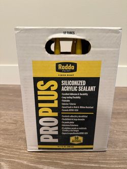 Siliconized Acrylic Sealant 2pack -24 tubes