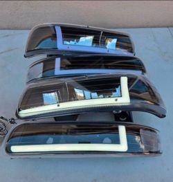 Chevrolet Suburban Tahoe 00-06 Silverado 99-02 LED DRL Headlights Luces Micas Calaveras Faros Faroles Focos Headlamps Chevy