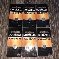 Duracell 303/357/76