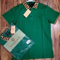 Versace Polo Green M/L only Slim Fit