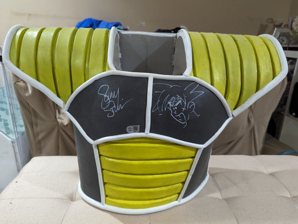 Bardock Saiyan Armor Autographed
