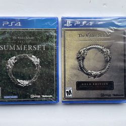 Lot Of 2 Elder Scrolls PS4 Games Sealed