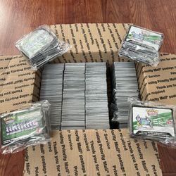Huge Box Full of Unused Pokemon Online Collection Codes