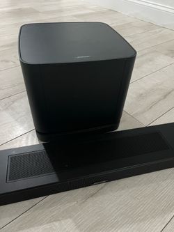 Bose TV Soundbar and Bose Module 500