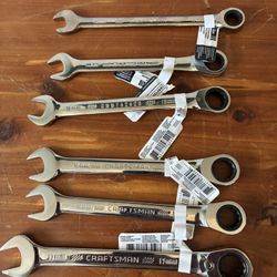 6 Ratchet Craftsman Wrenches