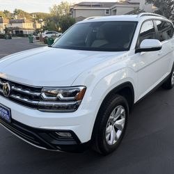 2019 VW Atlas 2.0T SE SUV -White-Leather-AppleCarPlay-85K
