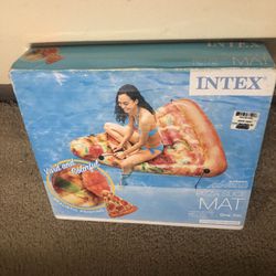 Intex Pool Mat Inflatable Pizza Slice Realistic Design Float Giant Size 69 x 57