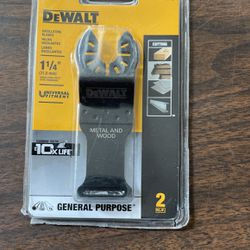 New! DEWALT DWA4250-2 Carbide Oscillating Saw Blade General Purpose 2 Pieces