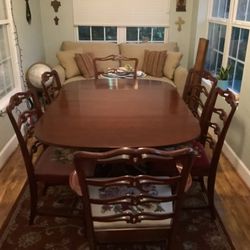 Beautiful Antique Table And Chairs