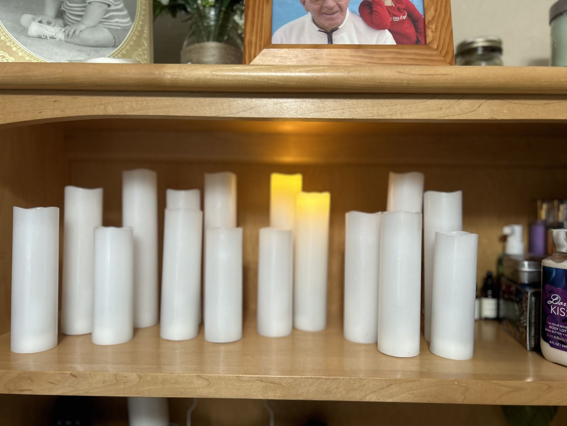 Wedding Decor Flameless LED Wax Candles