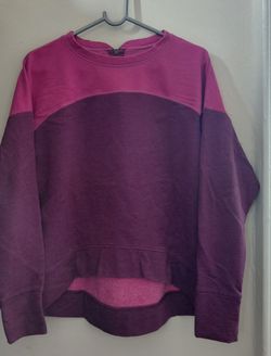 Pink and purple sweater size S