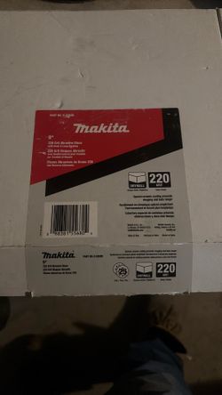 Makita 9” 220 new sand discs