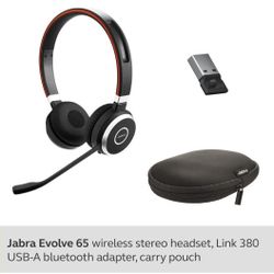 Jabra Evolve 65 Mono MS, Charging Stand & Link 370 - Professional Headset


