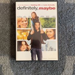 Definitely, Maybe starting Ryan Reynolds DVD 📀