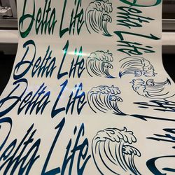 Delta Life Decals 