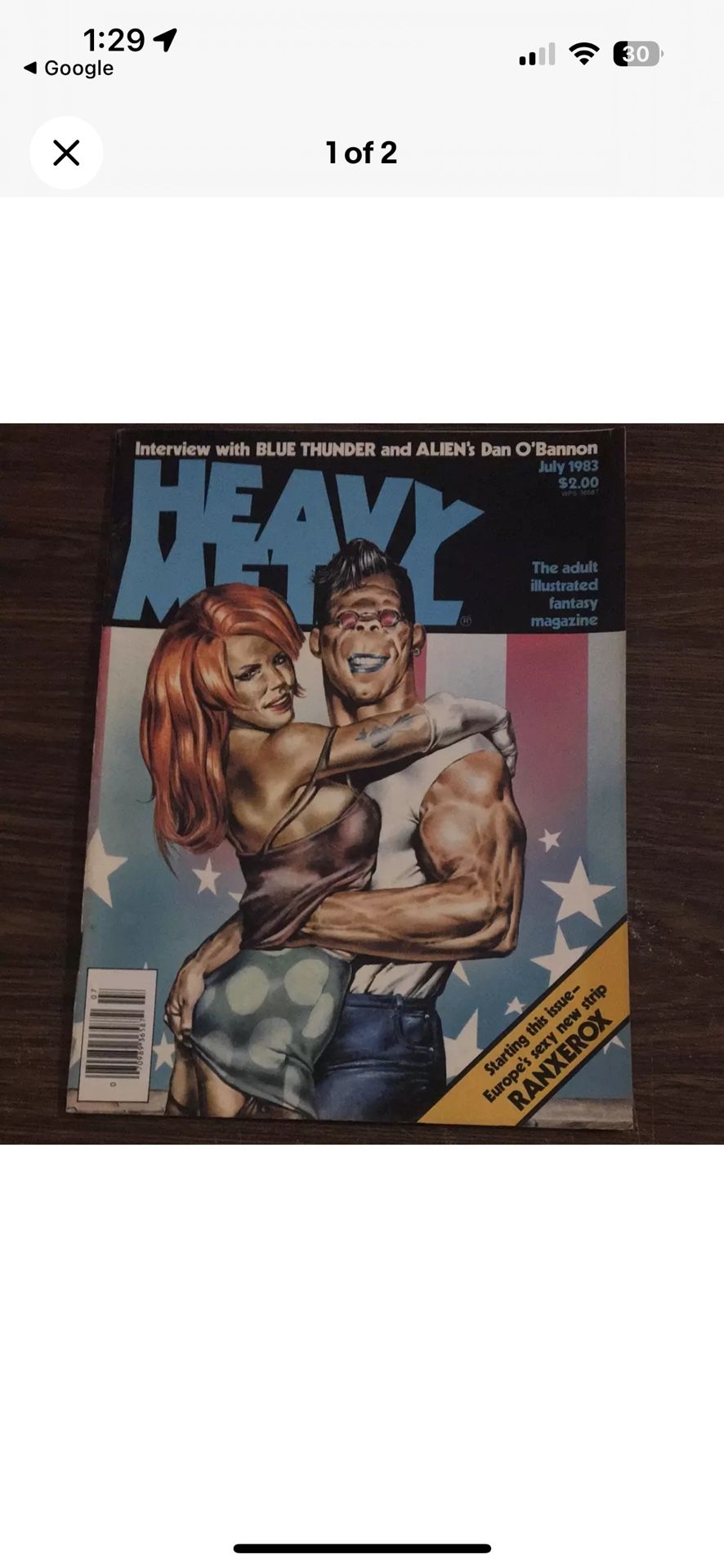 Heavy Metal Magazine July 1983
