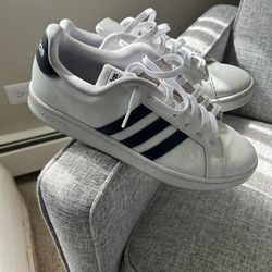 White And Black Adidas Shell Toes