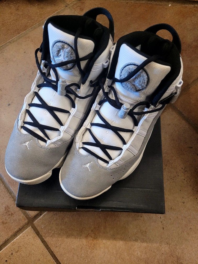 Jordan Rings Smoke Grey, White, Black Sail Size