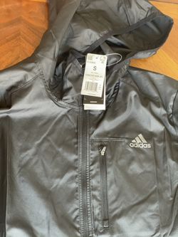 Black Adidas Windbreaker