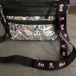 Blk Hello Kitty Purse 