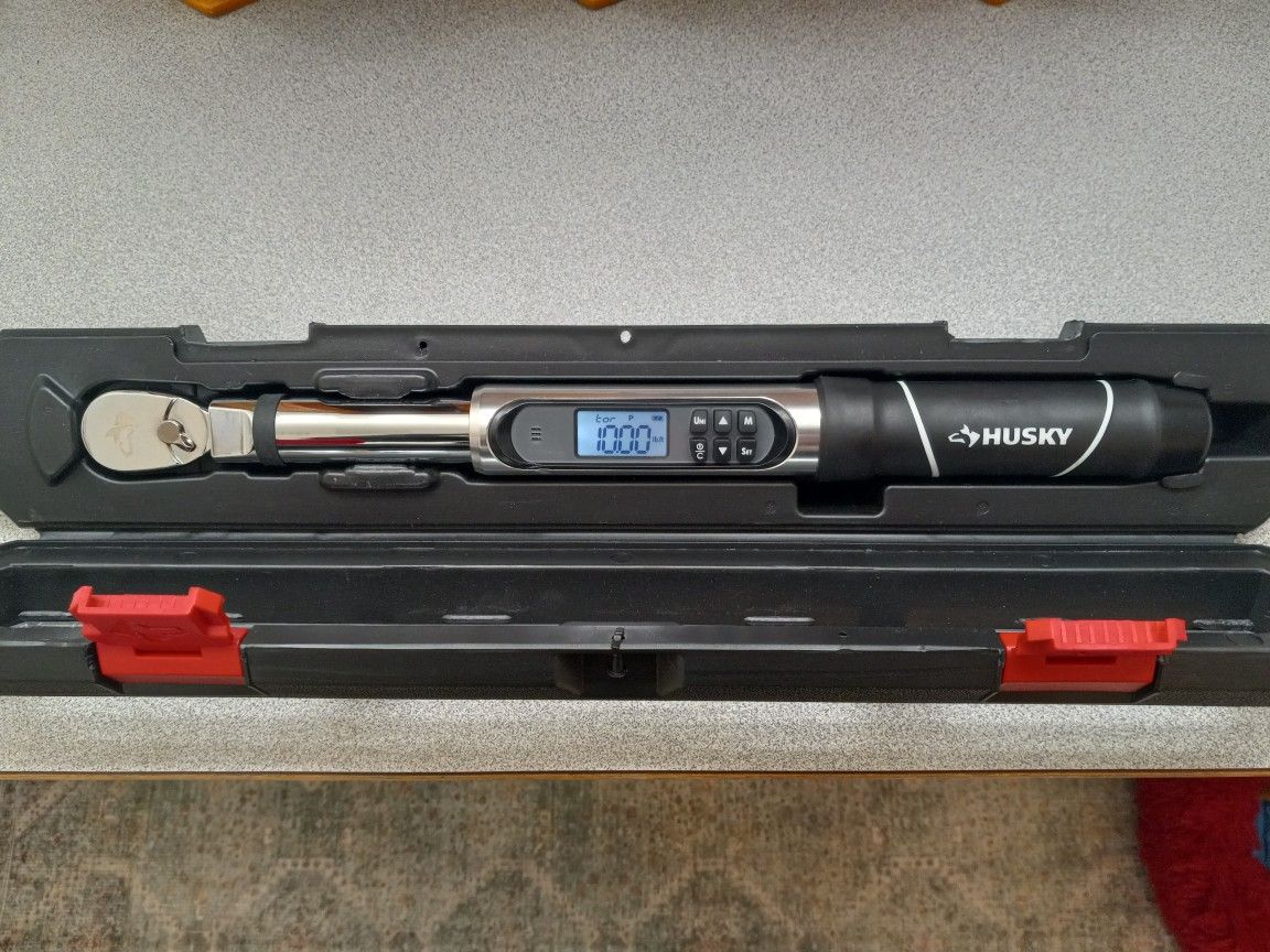 Barely Used Husky 3/8" Digital Torque Wrench