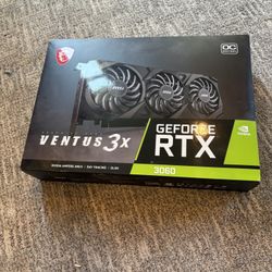 MSI RTX 3060 12gb GPU 