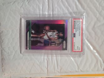 2018 Panini Prizm Bill Russell Purple Prizm PSA 9 make an offer