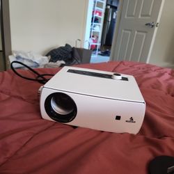 Nexigo 1080p Projector With Wall Mount Stand