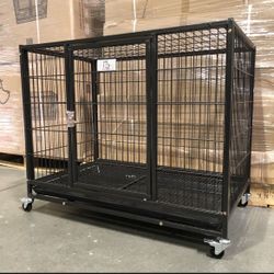 Brand New Heavy Duty 37” Stackable Dog Kennel  