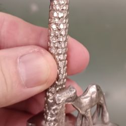 Silver Plated Palm Tree/ Camel