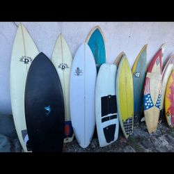 Surfboards $75 To $250