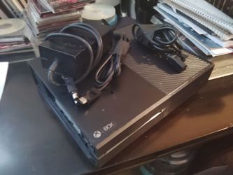 Xbox One console with cords - $65