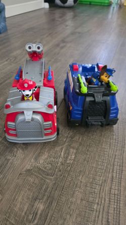 paw patrol Chase and Marshall