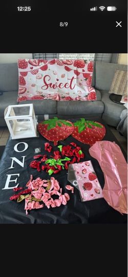 Little girls first birthday party supplies