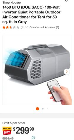Portable Tent, Outdoor A/C