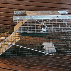 ANIMAL TRAPS LIVE TRAP RABBIT, SQUIRREL, CHIPMUNKS, RAT 24 x 7 x 7
