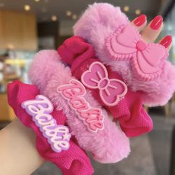 Set Of 4 Barbie Hair Ties!